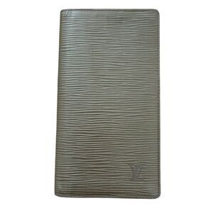 Authentic Louis Vuitton Epi Leather Long Wallet Card Holder Men’s Bifold Gray